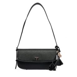 Torebka Guess. Czarne torebki do ręki damskie Guess, z aplikacjami, klasyczne, bez dodatków. Za 544.99 zł.