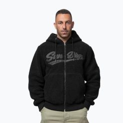 Bluza męska Pitbull Galaxy Hooded Zip. Czarne bluzy męskie PITBULL, m, bez wzorów, z materiału, bez kaptura. Za 339.99 zł.