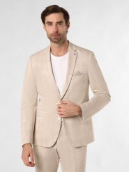 Finshley & Harding London kurtka modułowa - Brixdon Mężczyźni Slim Fit beżowy, 102. Brązowe kurtki męskie Finshley & Harding London, m, bez wzorów, eleganckie, bez kaptura. Za 599.95 zł.