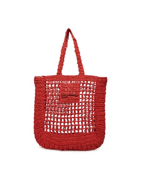 Karl Lagerfeld Jeans Torebka A2W50008 Pomarańczowy. Brązowe torebki do ręki damskie Karl Lagerfeld Jeans, bez wzorów, z jeansu, bez dodatków. Za 219.99 zł.