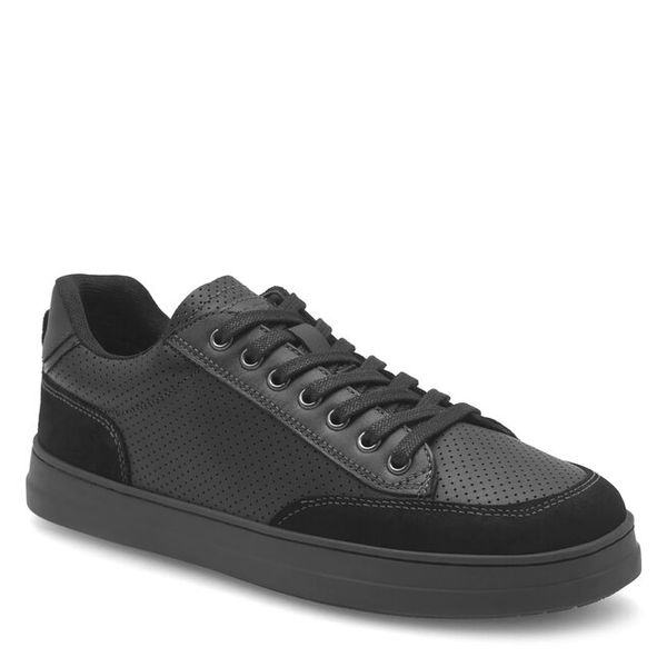 Sneakersy Lasocki Young. Czarne półbuty chłopięce Lasocki Young, bez wzorów, bez zapięcia. Za 129.99 zł.