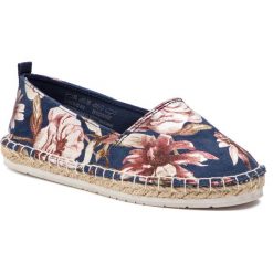 Espadryle MARCO TOZZI - 2-24210-22 Navy Flower 814. Niebieskie espadryle damskie Marco Tozzi, bez wzorów, z materiału, bez obcasa, na płaskiej podeszwie, bez zapięcia. W wyprzedaży za 109.00 zł.