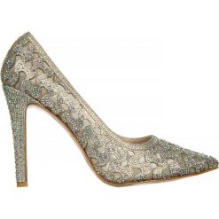 Czółenka Bayla-187 154-1201 Gold 187023, Złoty, Skóra ekologiczna - 36. Żółte czółenka damskie Bayla, bez wzorów, z materiału, bez obcasa, na szpilce, bez zapięcia. W wyprzedaży za 179.10 zł.