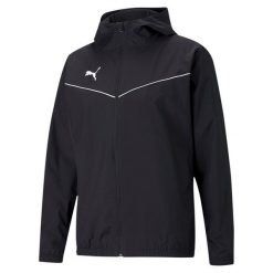 Puma teamRISE All Weather kurtka. Białe kurtki sportowe męskie Puma, l, bez wzorów, do piłki nożnej. Za 293.14 zł.