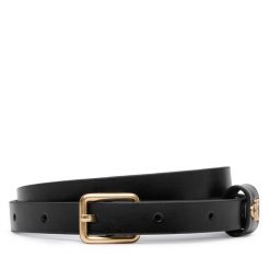 Pasek Calvin Klein. Czarne paski damskie Calvin Klein, bez wzorów. Za 169.99 zł.