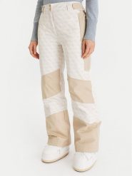 Guess Spodnie narciarskie W5BB70 W3272 Beżowy Regular Fit. Brązowe spodnie sportowe damskie Guess, xxl, z aplikacjami, z syntetyku, narciarskie. Za 959.99 zł.