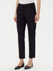 Marella Chinosy Abb 2523136031 Czarny Slim Fit. Czarne spodnie materiałowe damskie Marella, bez wzorów, z bawełny. Za 489.99 zł.