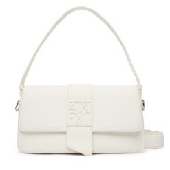 Torebka Armani Exchange. Białe torebki do ręki damskie Armani Exchange, bez wzorów, klasyczne, bez dodatków. Za 609.99 zł.