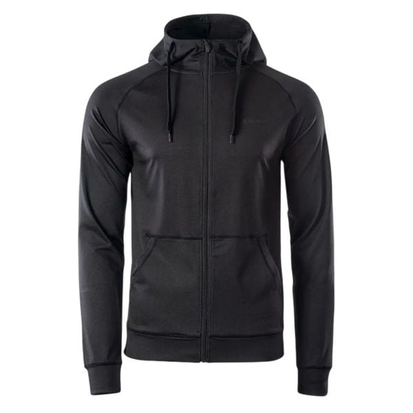 Męska Bluza Z Kapturem Kosko Full Zip. Czarne bluzy męskie Hi-tec, m, bez wzorów, z elastanu, z kapturem, na fitness i siłownię. Za 104.99 zł.