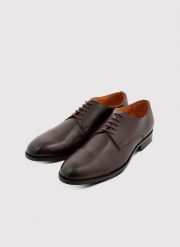 PAKO LORENTE - Ciemnobrązowe eleganckie buty męskie. Eleganckie półbuty Pako Lorente, ze skóry, eleganckie, bez zapięcia. Za 599.99 zł.