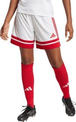 Adidas Spodenki damskie adidas Squadra 25 biało-czerwone JJ0020 S. Białe szorty sportowe damskie Adidas, s, bez wzorów, sportowe. Za 99.94 zł.