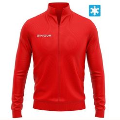 Bluza Givova Freetime unisex czerwony 2XL. Czerwone bluzy męskie Givova, na jesień, m, bez wzorów, z bawełny, bez kaptura. Za 161.99 zł.