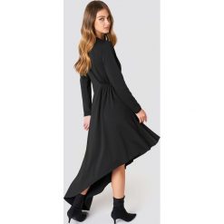 NA-KD Party Jerseyowa sukienka z długim rękawem - Black. Sukienki damskie NA-KD Trend, z jeansu, z długim rękawem. Za 202.95 zł.