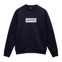 Bluza męska Napapijri B-Box Logo C. Czarne bluzy męskie Napapijri, m, bez wzorów, bez kaptura. Za 269.99 zł.