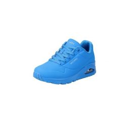 Buty sportowe Sneakersy damskie, Uno - Night Shades. Niebieskie obuwie sportowe damskie Skechers, bez wzorów, trekkingowe, Skechers Sport. Za 319.99 zł.