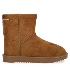 Śniegowce ZigZag. Brązowe śniegowce dziewczęce Zigzag, bez zapięcia. Za 279.99 zł.