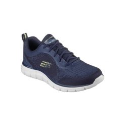 Buty sportowe męskie Skechers Track Glendor. Niebieskie buty sportowe męskie Skechers, bez zapięcia. Za 239.99 zł.