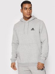 Adidas Bluza Essentials H12213 Szary Regular Fit. Szare bluzy męskie Adidas, m, bez wzorów, z bawełny, bez kaptura. Za 159.99 zł.