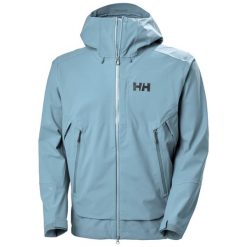 Kurtka narciarska Helly Hansen Verglas BC. Niebieskie kurtki snowboardowe męskie Helly Hansen, m, bez wzorów, bez kaptura, narciarskie. Za 1,636.70 zł.
