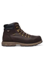 CAT Footwear Trapery Pursue HIker Wp P726852 Brązowy ciemny. Brązowe śniegowce i trapery męskie CAT Footwear, ze skóry, bez zapięcia. Za 699.99 zł.