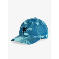 Czapka z daszkiem Fox Aop Adjustable Hat. Niebieskie czapki i kapelusze męskie FOX, bez wzorów. Za 151.99 zł.