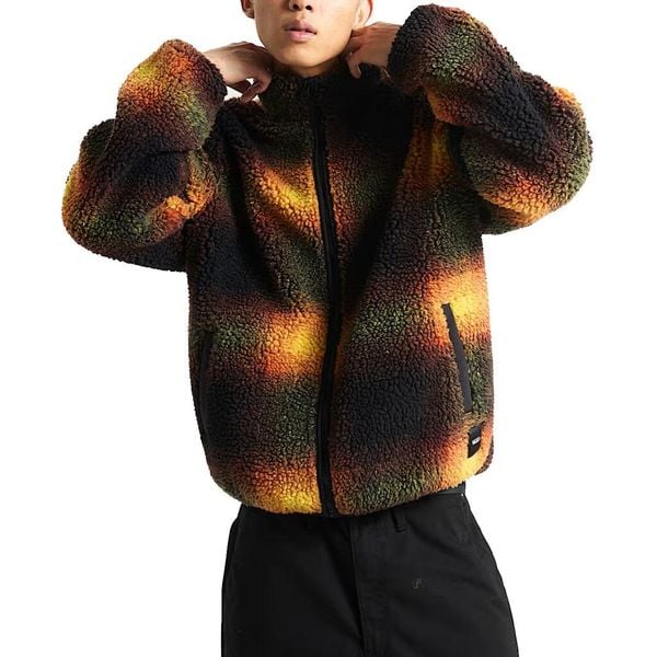 Kurtka VANS HEIGHTS SHERPA FULL ZI Wielokolorowy. Kurtki męskie Vans, m, bez wzorów, z tkaniny, bez kaptura. Za 533.14 zł.