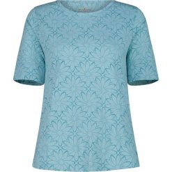 Damska koszulka z nadrukiem CMP. Niebieskie t-shirty damskie CMP, uniwersalny, bez wzorów, z bawełny, bez kołnierzyka. Za 159.50 zł.