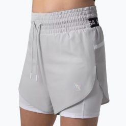 Spodenki treningowe damskie Hayabusa Mid Rise Layered. Szare szorty sportowe damskie HAYABUSA, s, bez wzorów, sportowe. Za 299.99 zł.