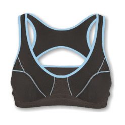 Sensor Biustonosz Lissa Black/Blue 75d. Bielizna termoaktywna damska marki Sensor. W wyprzedaży za 55.00 zł.