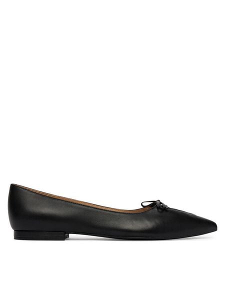 LAUREN RALPH LAUREN Baleriny 802P06376002 Czarny. Czarne baleriny damskie Lauren Ralph Lauren, bez wzorów, ze skóry, bez obcasa. Za 523.99 zł.