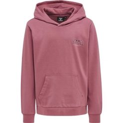 Dziewczęca bluza z kapturem Hummel Fast. Fioletowe bluzy dla dziewczynek Hummel, bez wzorów, bez ramiączek, z kapturem. Za 170.50 zł.