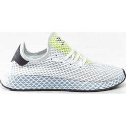 Sneakersy białe Adidas Deerupt Runner W CG6094 - biały / zielony. Białe obuwie sportowe damskie Adidas, bez wzorów. Za 349.99 zł.