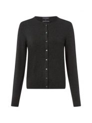 Franco Callegari Kardigan damski z zawartością kaszmiru Kobiety szary marmurkowy, M. Szare kardigany damskie Franco Callegari, m, bez wzorów, z bawełny. Za 299.95 zł.