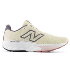 Buty damskie New Balance Fresh Foam x 520 v9 W5207J8 – beżowe. Brązowe obuwie sportowe damskie New Balance, bez wzorów, do biegania. Za 299.99 zł.