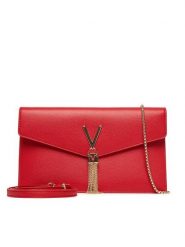 Valentino Torebka Luxe VBS9XJ17 Czerwony. Czerwone torebki do ręki damskie Valentino, bez wzorów, ze skóry, wizytowe, bez dodatków. Za 439.99 zł.