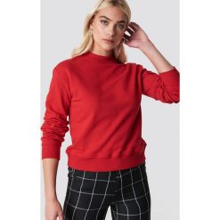 NA-KD Basic Bluza basic - Red. Czerwone bluzy damskie NA-KD Basic, prążkowane. Za 100.95 zł.