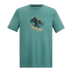 T-shirt Męski Rower Górski Fingal Slogan. Niebieskie t-shirty męskie Regatta, m, bez wzorów, z poliesteru, bez kołnierzyka. Za 75.99 zł.