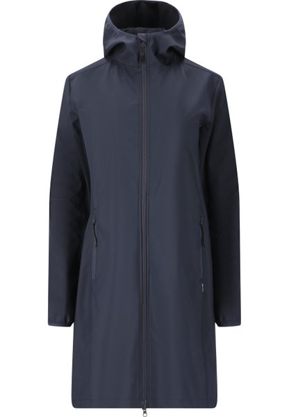 Damska sukienka swetrowa Whistler Luango. Niebieskie parki damskie Whistler, bez wzorów, z dresówki, eleganckie, z kapturem. Za 261.50 zł.