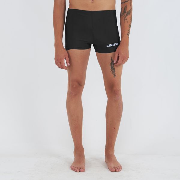 Kąpielówki bokser PALINURO czarne. Czarne kąpielówki męskie Legea, l, bez wzorów, do pływania. Za 81.00 zł.