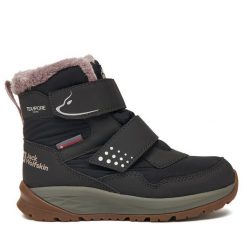 Śniegowce Jack Wolfskin. Czarne śniegowce dziewczęce Jack Wolfskin, bez zapięcia. Za 369.99 zł.