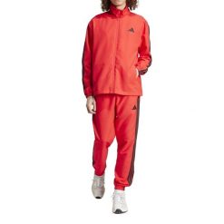 Dres Basic 3-Stripes Woven Rozmiar L Czerwony - JI8851. Czerwone buty sportowe męskie Adidas, z dresówki, bez zapięcia, na fitness i siłownię. Za 238.00 zł.