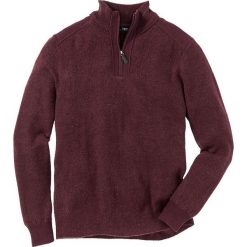 Sweter ze stójką Regular Fit bonprix czerwony klonowy melanż. Swetry przez głowę męskie marki bonprix. Za 74.99 zł.