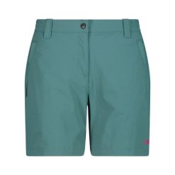 Damskie spodenki turystyczne CMP. Zielone szorty sportowe damskie CMP, bez wzorów, sportowe, trekkingowe. Za 290.50 zł.