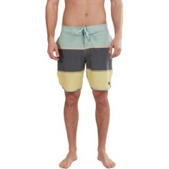 Spodenki plażowe męskie FUNDANGO Neal Boardshort. Szare kąpielówki męskie Fundango, m, bez wzorów, z bawełny. W wyprzedaży za 120.08 zł.