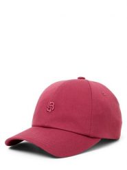 BOSS Czapka z daszkiem dla kobiet Kobiety Bawełna (100%) czerwony|wyrazisty róż, ONE SIZE. Czerwone czapki i kapelusze damskie Boss, bez wzorów, z bawełny, klasyczne. Za 199.95 zł.