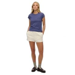 Koszulka damska Superdry Athletic Essential Slub. Niebieskie t-shirty damskie Superdry., s, bez wzorów, eleganckie, bez kołnierzyka. Za 129.45 zł.