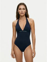 Tommy Hilfiger Strój kąpielowy UW0UW06366 Granatowy. Niebieskie kostiumy jednoczęściowe damskie Tommy Hilfiger, s, bez wzorów, z syntetyku. Za 369.99 zł.