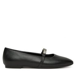 Baleriny Gabor. Czarne baleriny damskie Gabor, bez wzorów, bez obcasa. Za 359.99 zł.