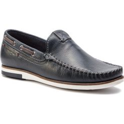 Mokasyny WRANGLER - Sharky Leather WM91081A Navy 016. Mokasyny męskie marki Wrangler. Za 329.00 zł.