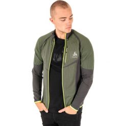 Odlo Bluza męska Midlayer full zip VELOCITY czarno-żółta r. L (612302). Bluzy sportowe męskie marki Odlo. Za 208.81 zł.